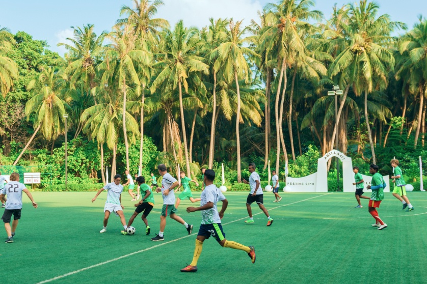 The Football Pitch at Amilla Maldives