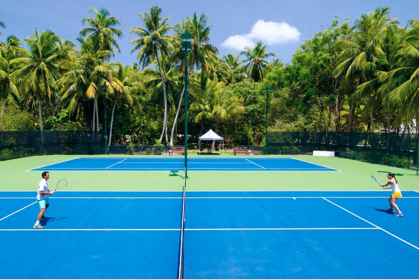 The Tennis Courts at Amilla Maldives