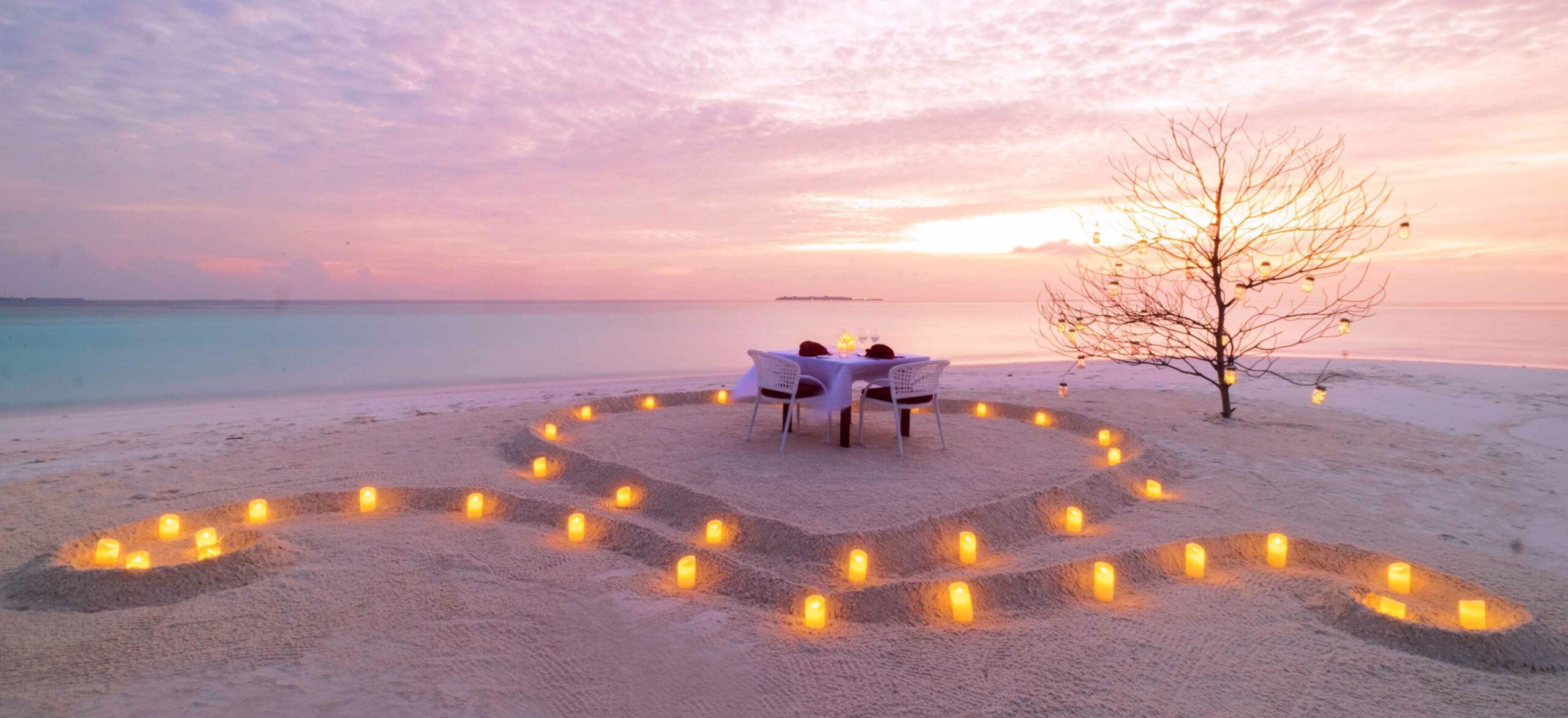 A Romantic Sandbank Picnic as part of Amilla's Romantic Celebrations in the Maldives