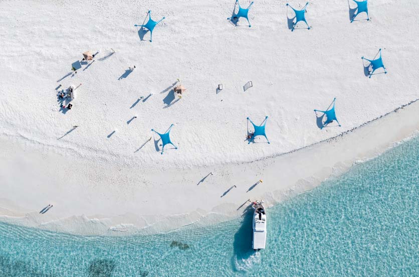Sandbank Picnic - One of the Maldives activities at Amilla Fushi