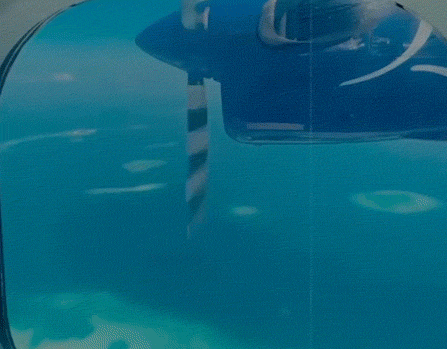 The view from a Maldives Seaplane arriving at Amilla Resort & Residences.