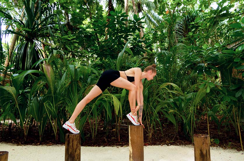 Fitness Your Way at our Jungle Gym, part of our wellness packages at Amilla Fushi
